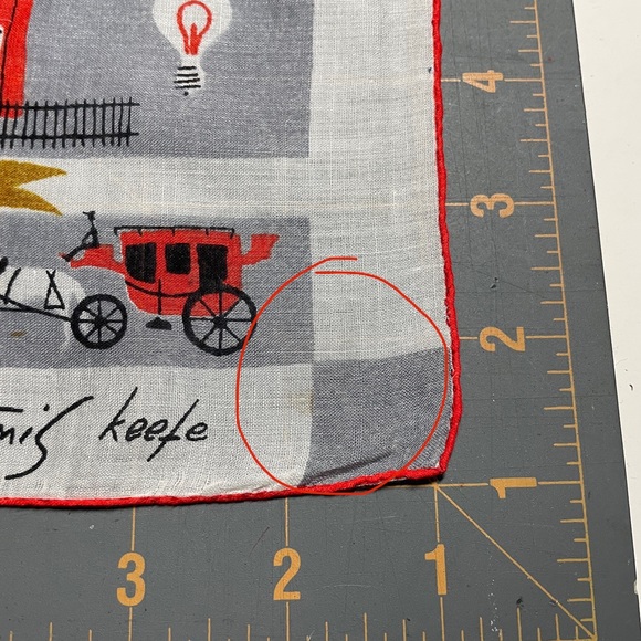 Tammis Keefe Vintage Handkerchief - Picture 2 of 3